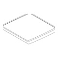 Cover Plate - 1173175009 Business Top Complete White [Electrolux Aeg]